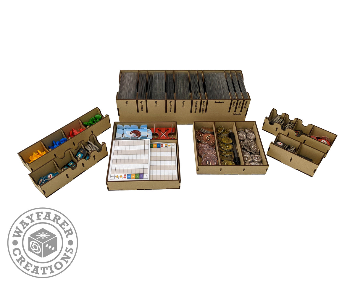 7 Wonders 2nd Edition Board Game Organizer Insert – Wayfarer Creations